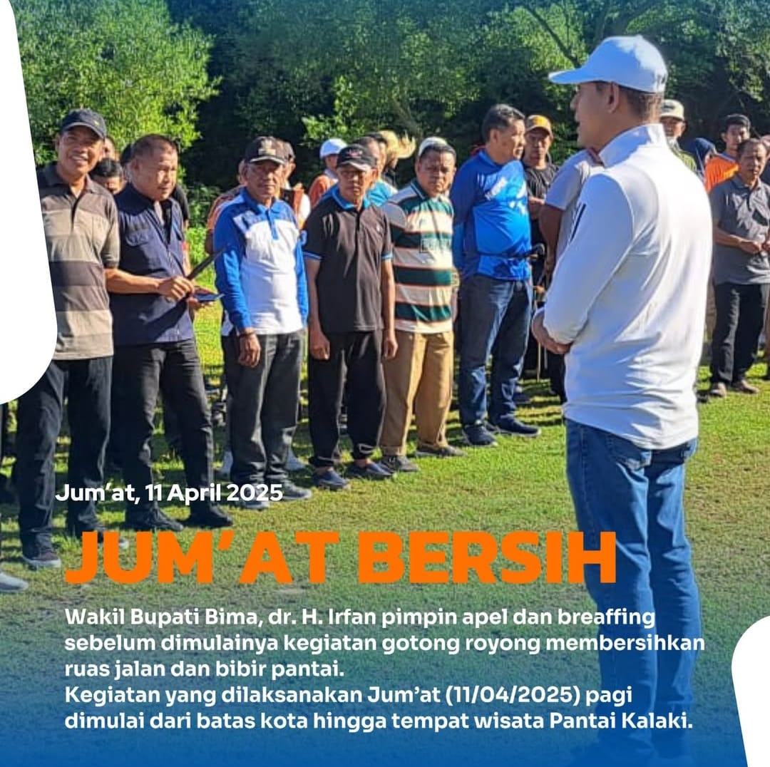 Wakil Bupati Pimpin Gotong Royong Bersikan Pantai Kalaki Palibelo