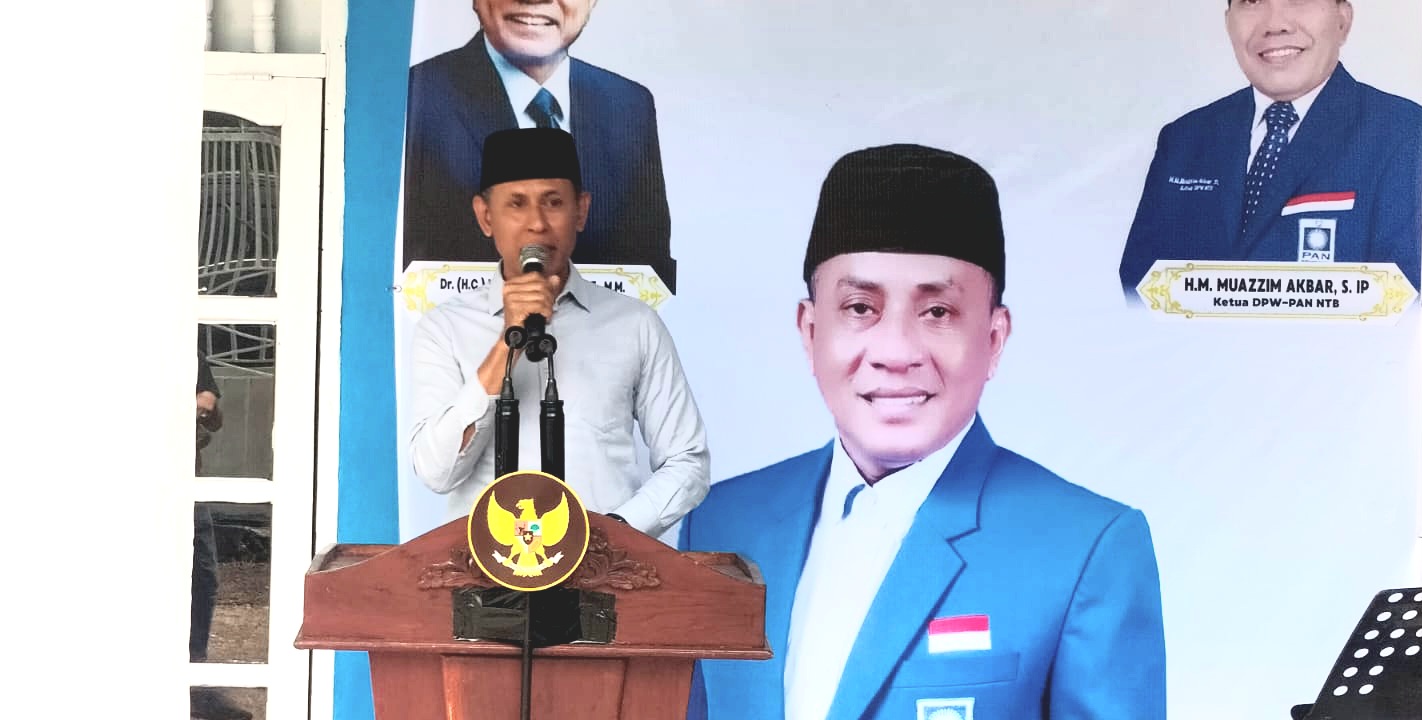 Wakil Bupati Bima Hadiri Halal bihalal Dewan Perwakilan Daerah (DPD) PAN Kabupaten Bima.