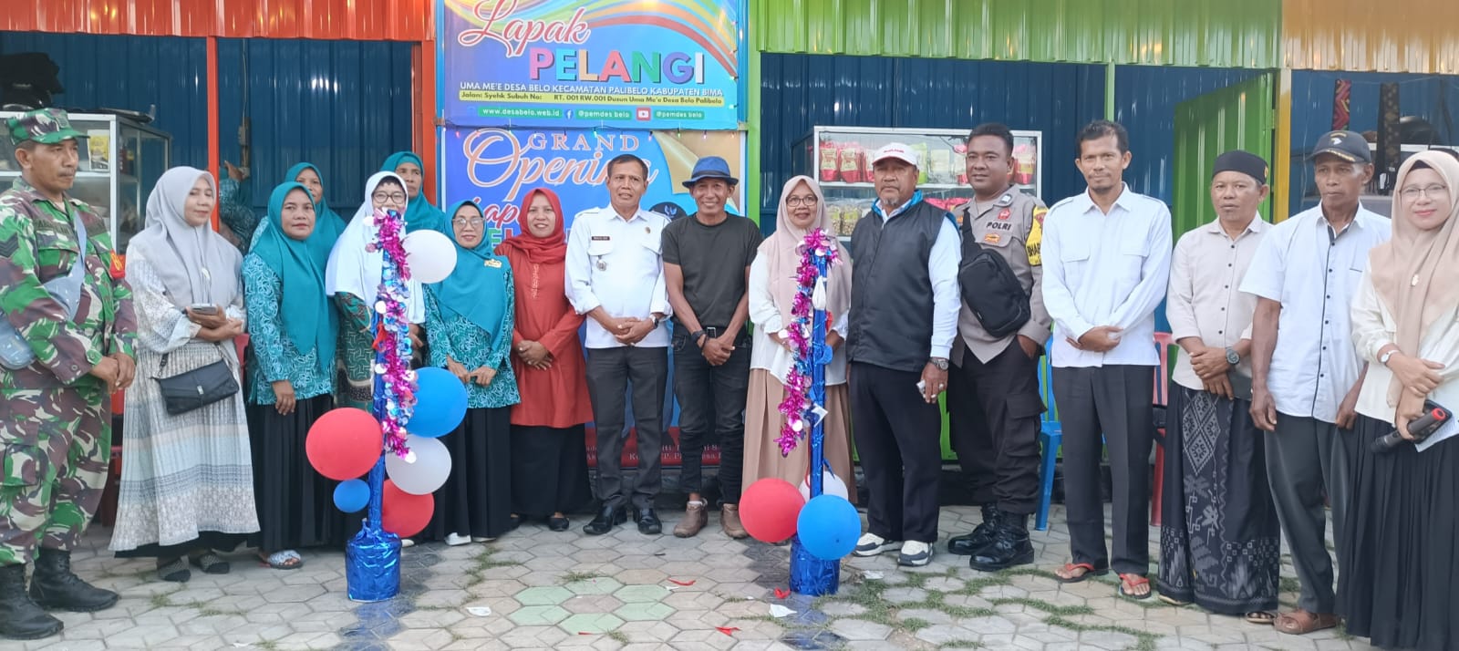 Lapak Pelangi Desa Belo Grand Opining, Warga Bersyukur