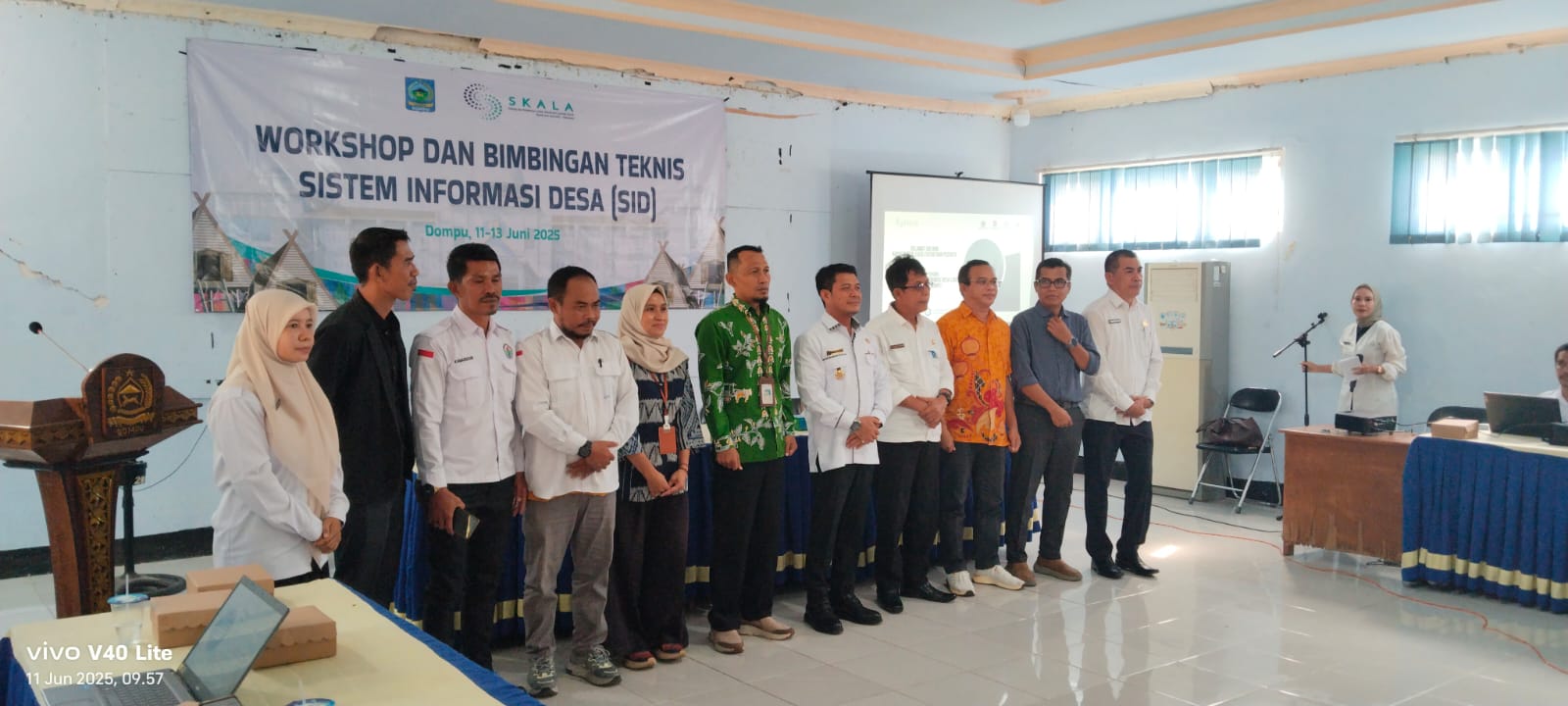 Bambang Firdaus, SE Buka Secara Resmi Workshop BimTek Sistem Informasi Desa