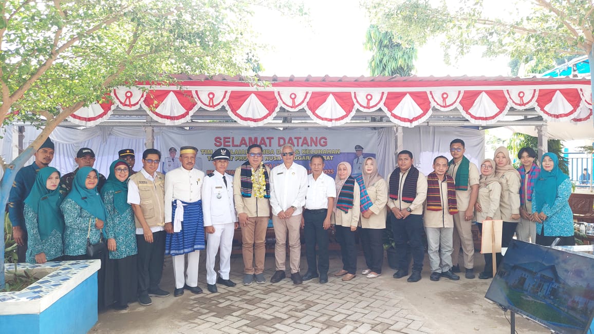 Tim Penilai Lomba Desa dan Kelurahan Tingkat Provinsi NTB, Verifikasi Lapangan di Desa Lanta Kecamatan Lambu