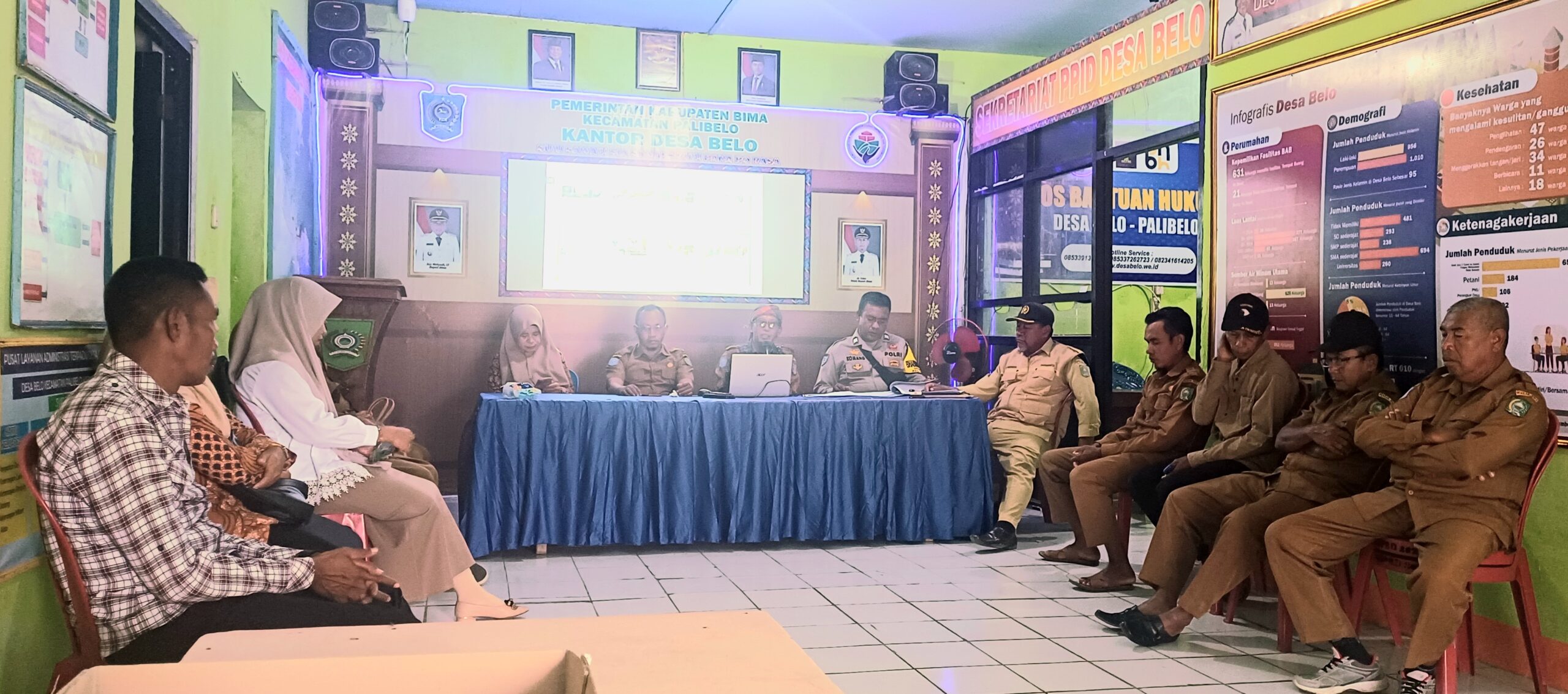 Pemdes Belo Gelar Rakor Bersama BPD, Bahas Persiapan Monitoring Posbakum dan Evaluasi Inspektorat