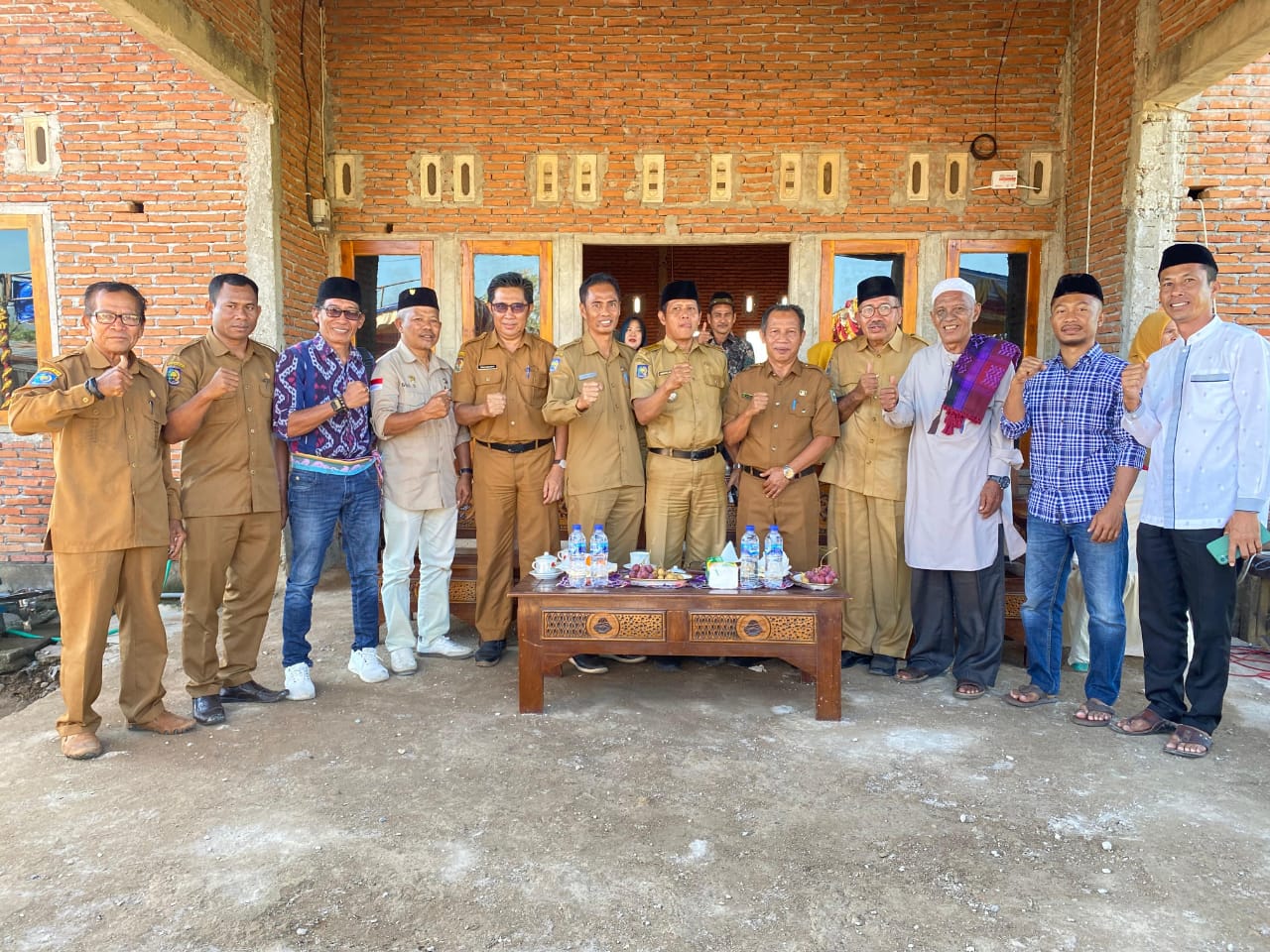 Kantor Desa Padolo Diresmikan Usai Kebakaran, Dihadiri Kadis DPMDes, Camat, dan Seluruh Kades Palibelo