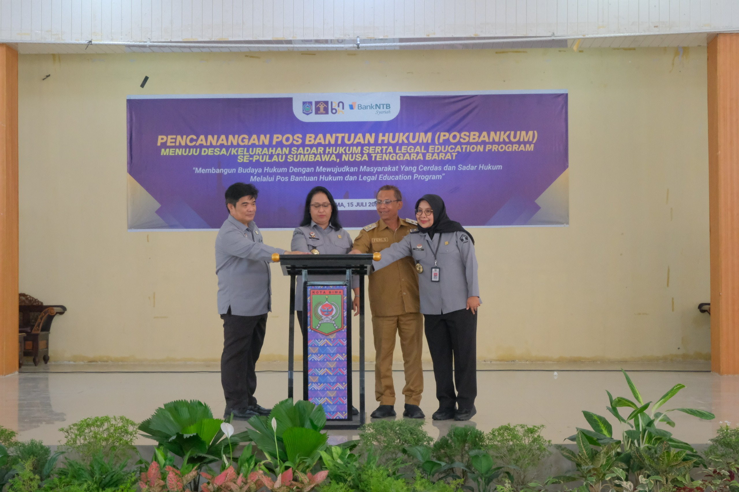 Pencanangan Posbankum 2025: Perkuat Desa dan Kelurahan Sadar Hukum di Pulau Sumbawa