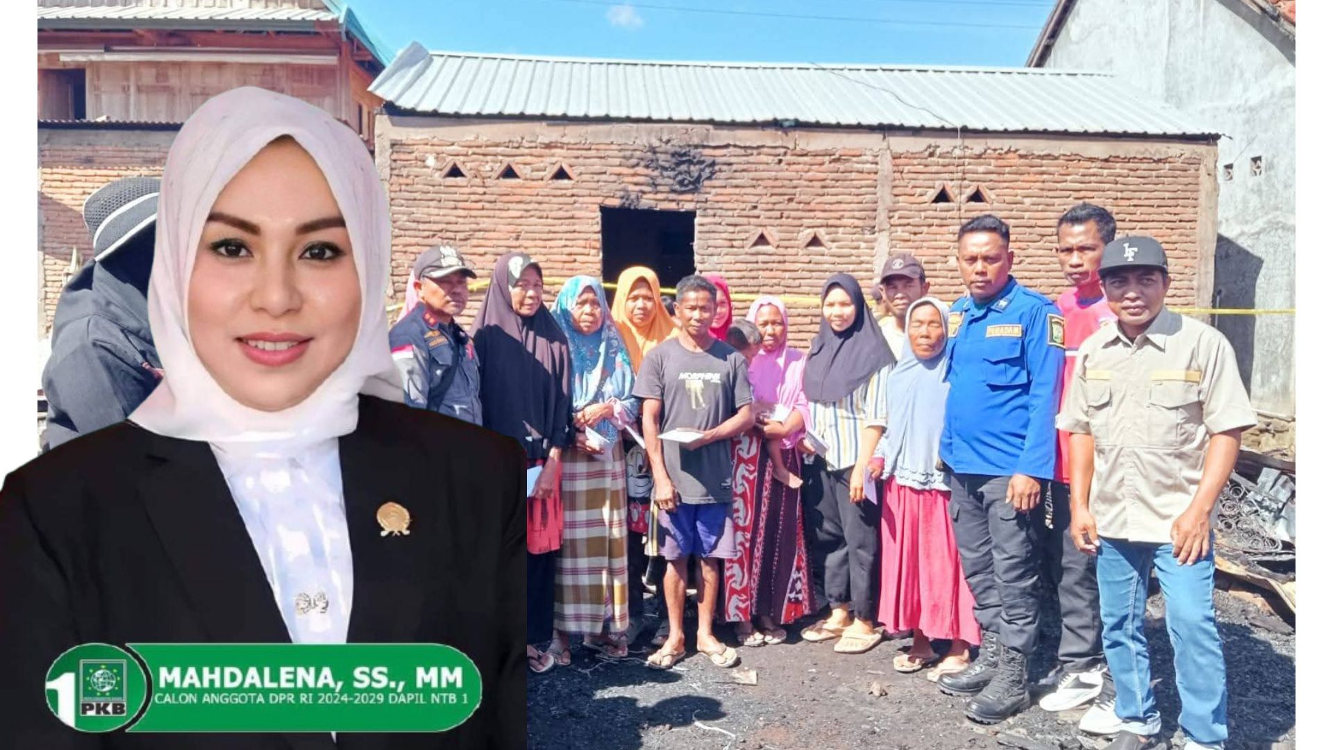Di Tengah Duka, Bantuan Mahdalena Jadi Penguat Warga Ntonggu