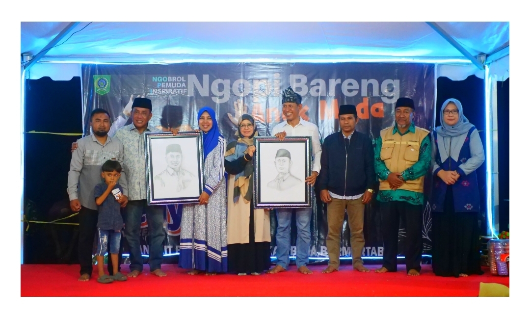 Karya Seni Sadam Husen S.Sn Warnai Momen “Selasa Menyapa” Bupati Bima