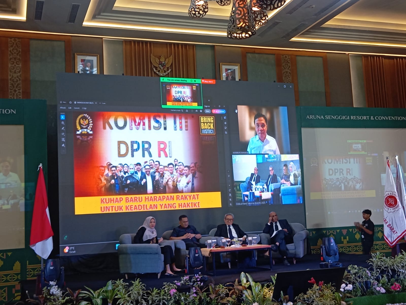 IKADIN gelar Rakernas, Fokus Evaluasi Program dan Pengawalan Perubahan UU Advokat