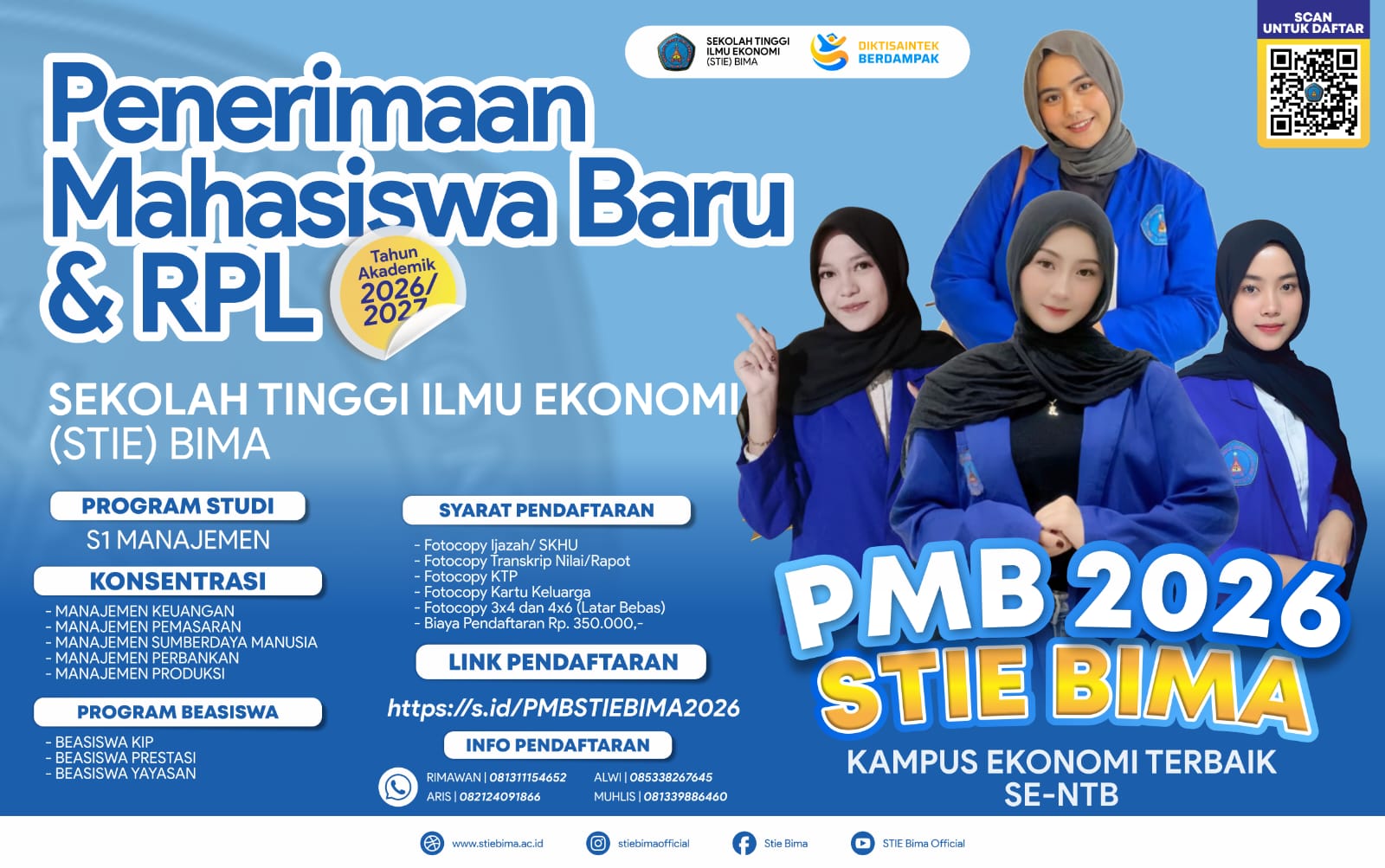 STIE Bima: Kuliah Praktis, Siap Kerja, Jago Bisnis