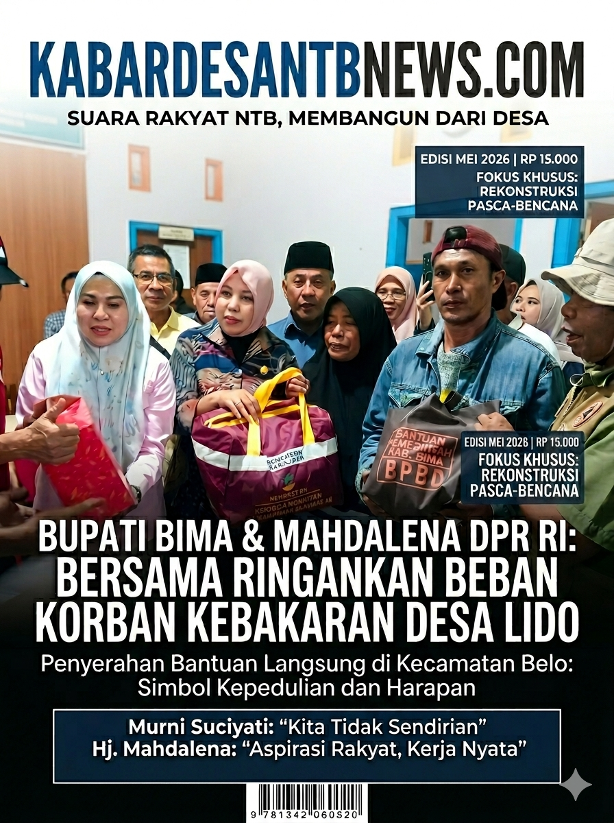 TANGIS HARU 16 KORBAN KEBAKARAN DI DESA LIDO BIMA SAAT TERIMA BANTUAN