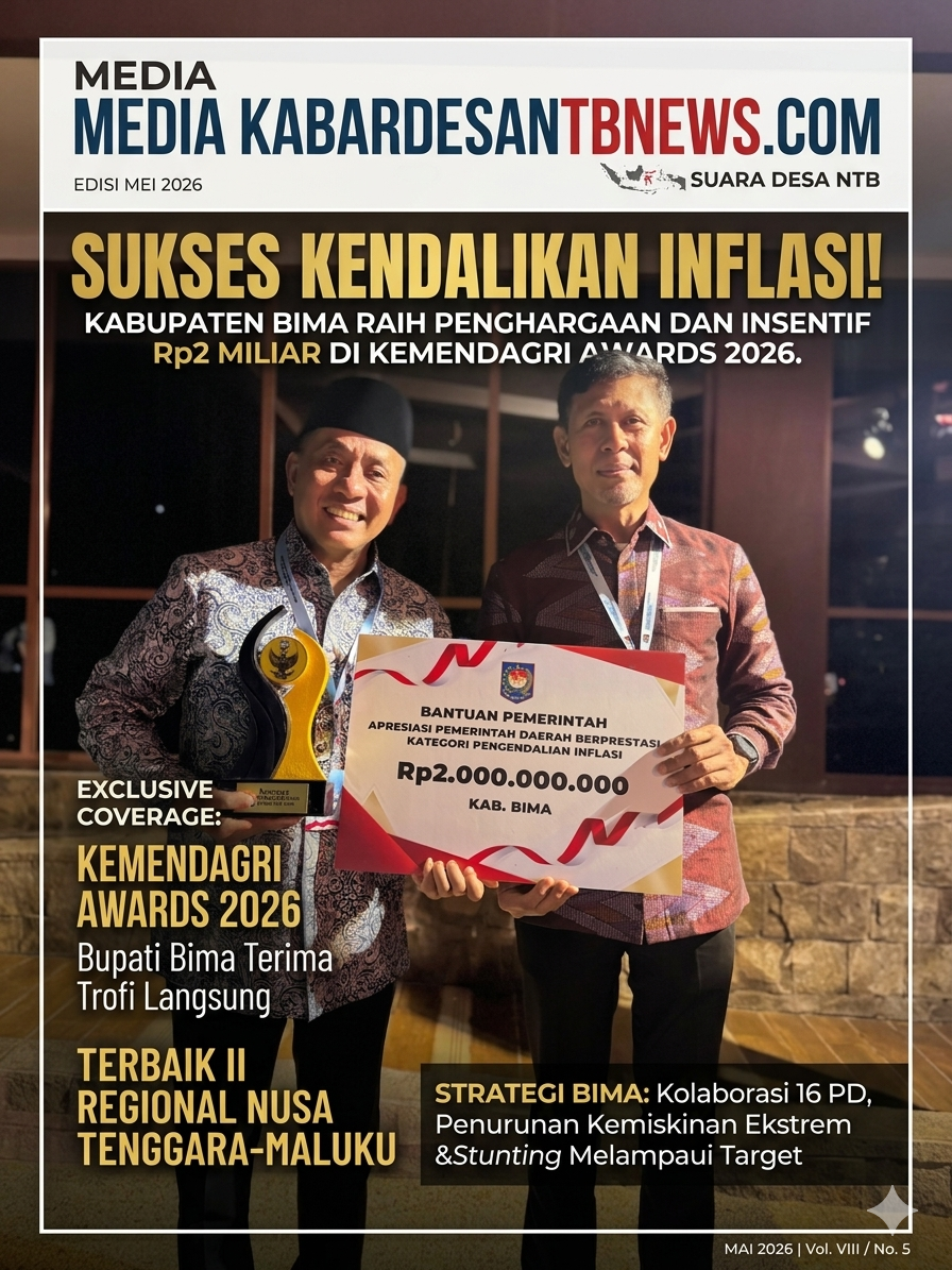 Sukses Kendalikan Inflasi, Kabupaten Bima Raih Penghargaan dan Insentif Rp2 Miliar di Kemendagri Awards 2026