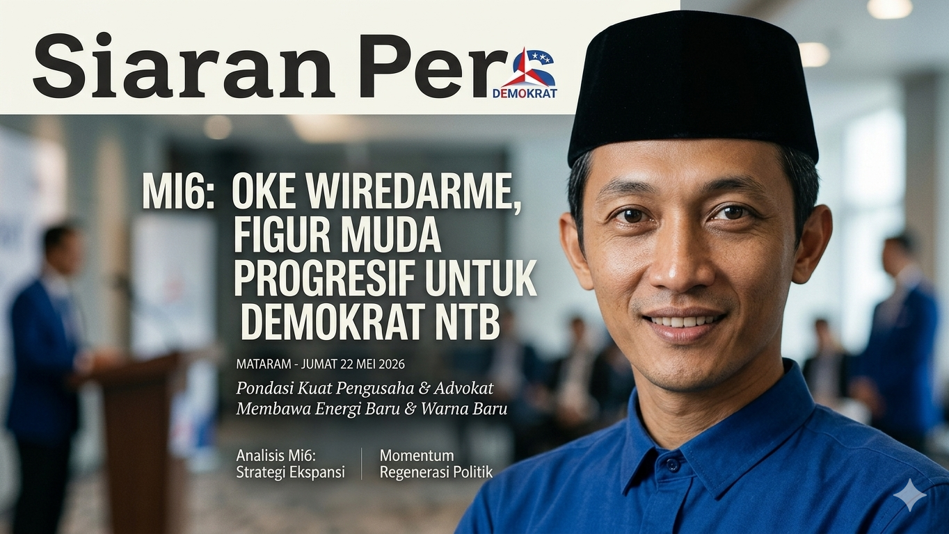Mi6: Demokrat NTB Butuh Figur Ekspansif Seperti Oke Wiredarme