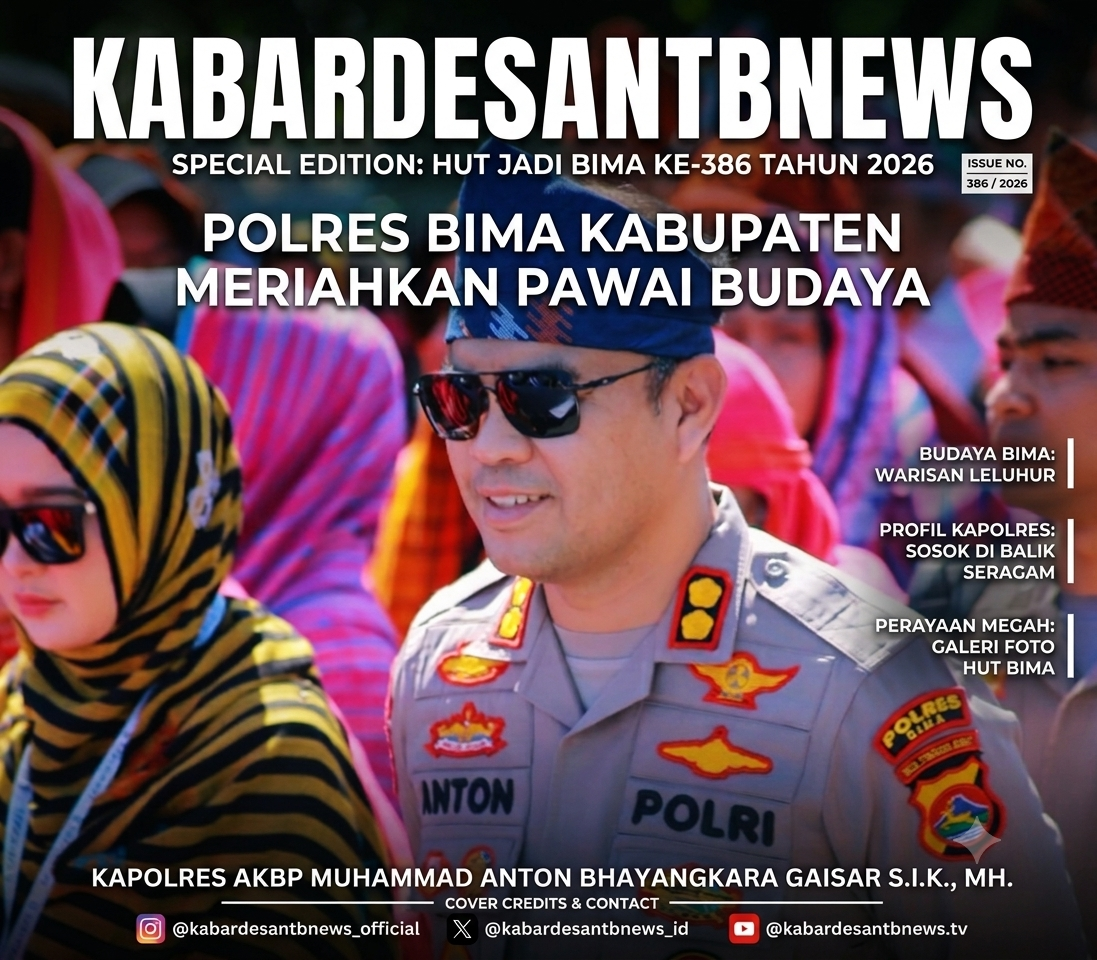 Semarak HUT Bima ke-386: Kapolres Bima Bersama Jajaran Tampil Memukau dalam Pawai Budaya