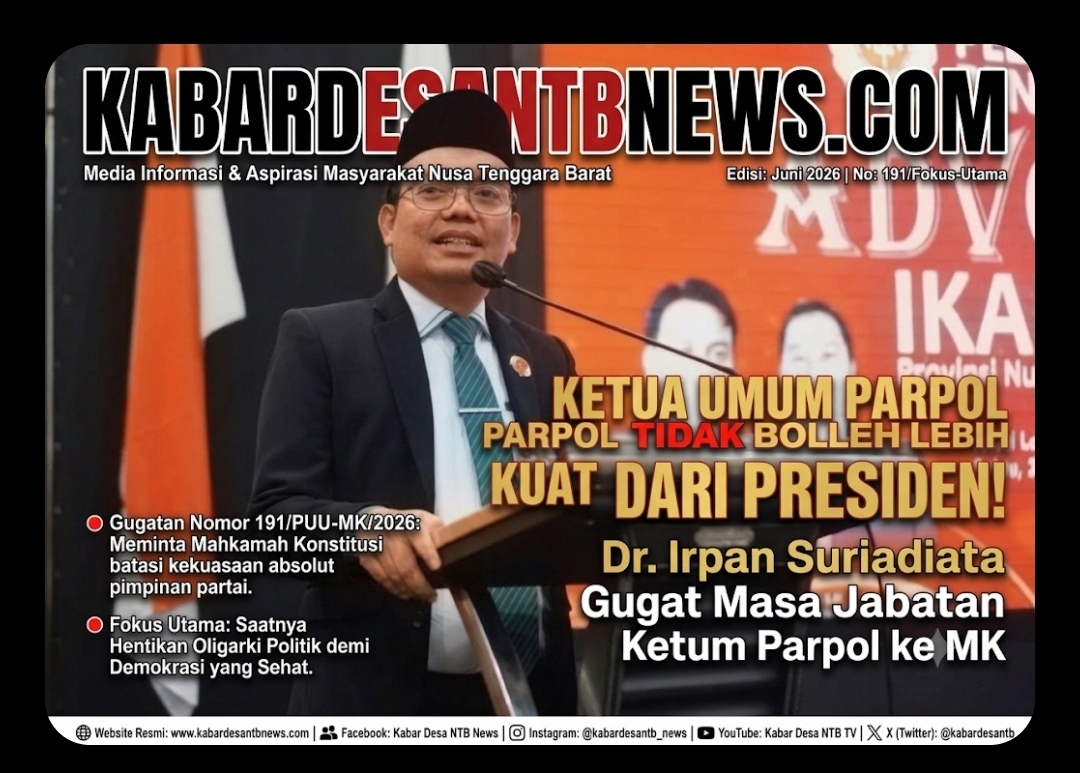 Dr. Irpan Ajukan Gugatan Pembatasan Masa Jabatan Ketum Parpol