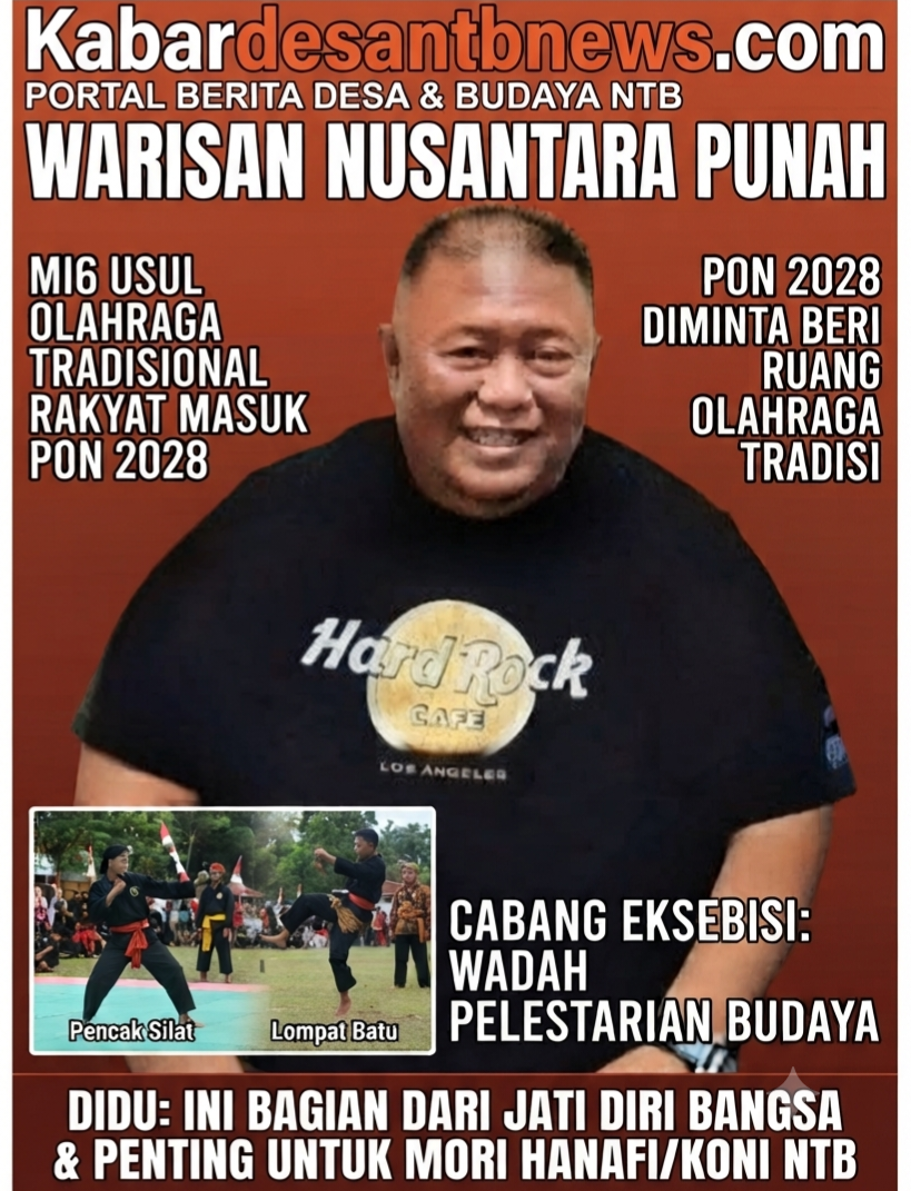 PON 2028 Diminta Beri Ruang Olahraga Tradisi, Mi6: Ini Bagian dari Jati Diri Bangsa