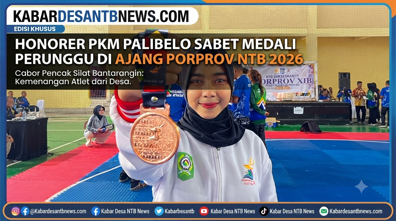 Honorer PKM Palibelo Sabet Medali Perunggu di Ajang Porprov NTB 2026 Cabor Pencak Silat Bantarangin