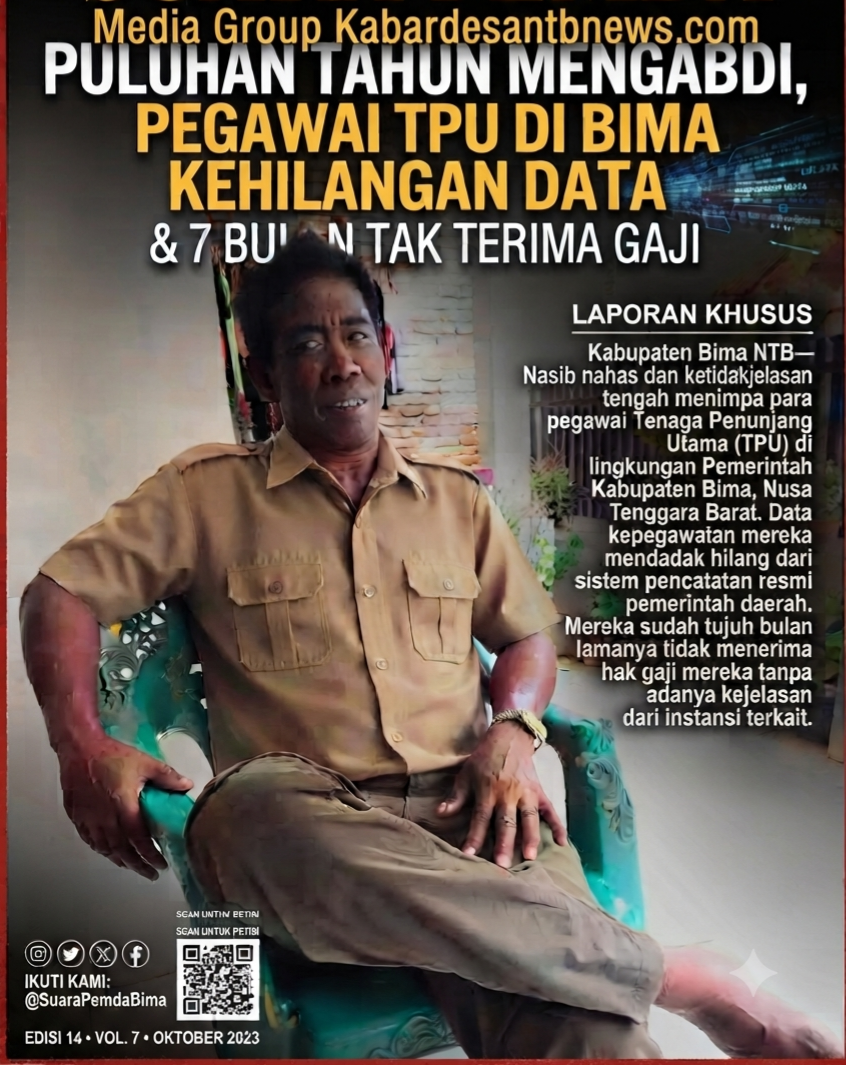 Puluhan Tahun Mengabdi, Pegawai TPU di Bima Kehilangan Data dan 7 Bulan Tak Terima Gaji