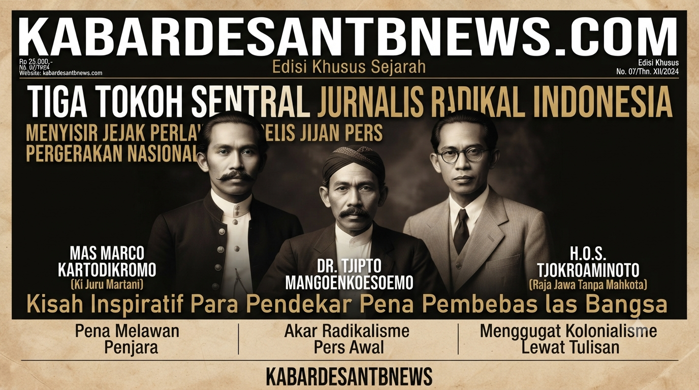 Tiga Tokoh Sentral Jurnalis Radikal Indonesia