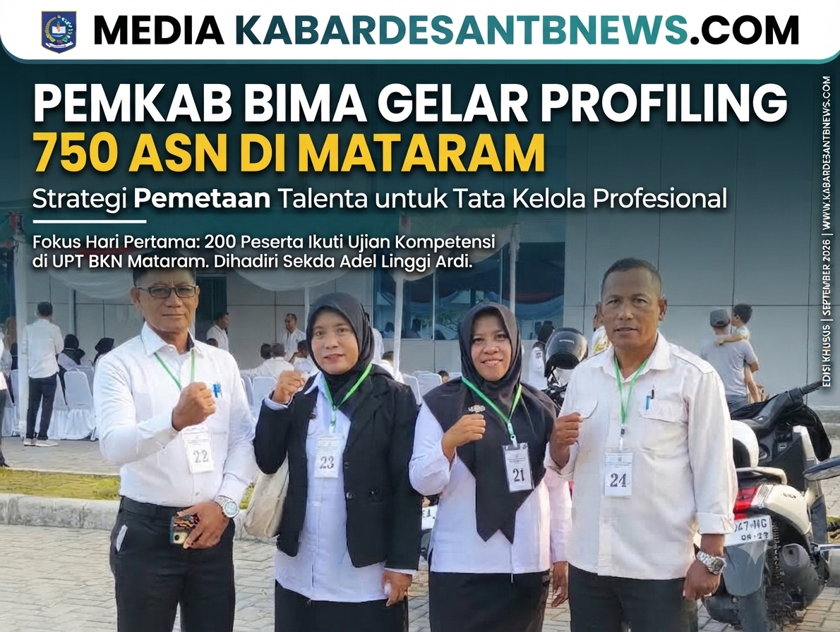 Pemkab Bima Gelar Profiling 750 ASN di Mataram