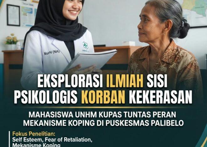 Eksplorasi Ilmiah Sisi Psikologis Korban Kekerasan, Mahasiswa UNHM Kupas Tuntas Peran Mekanisme Koping di Puskesmas Palibelo