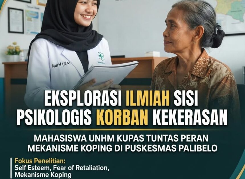 Eksplorasi Ilmiah Sisi Psikologis Korban Kekerasan, Mahasiswa UNHM Kupas Tuntas Peran Mekanisme Koping di Puskesmas Palibelo