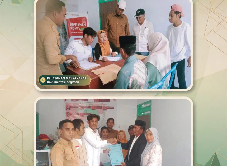 Persaingan Mulai Memanas, Dua Bakal Calon Kades Panda Muhammad Said dan Junaidin Resmi Mendaftar Bersamaan