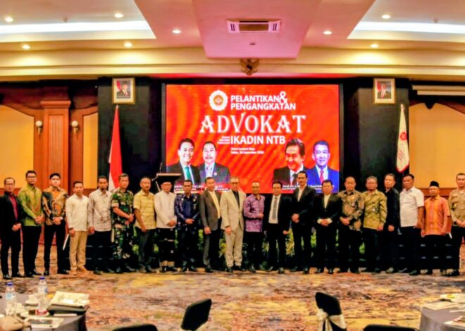 Tak Cukup Paham Hukum, 25 Advokat Baru IKADIN NTB Dituntut Jaga Integritas