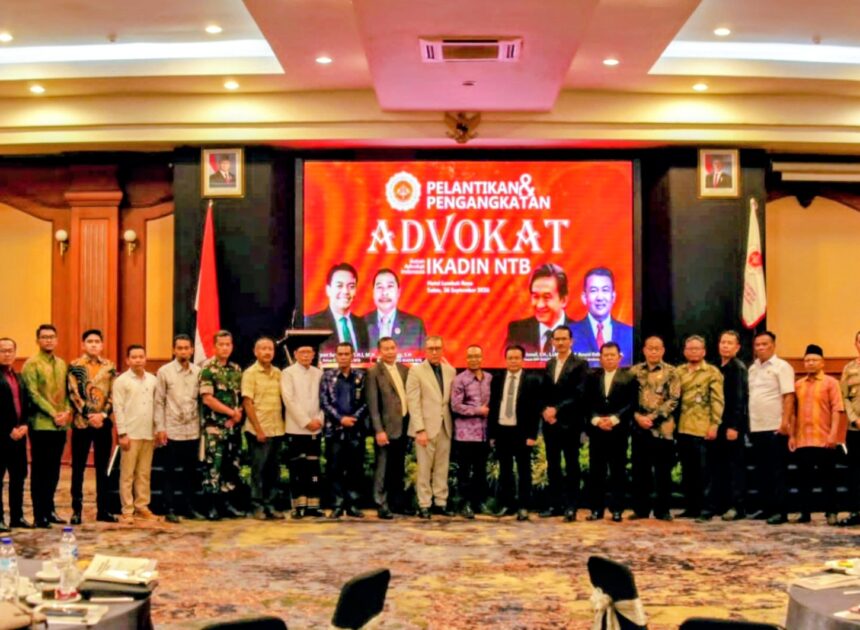 Tak Cukup Paham Hukum, 25 Advokat Baru IKADIN NTB Dituntut Jaga Integritas