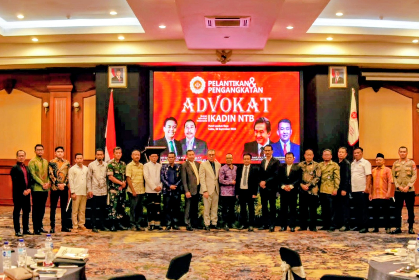 Tak Cukup Paham Hukum, 25 Advokat Baru IKADIN NTB Dituntut Jaga Integritas