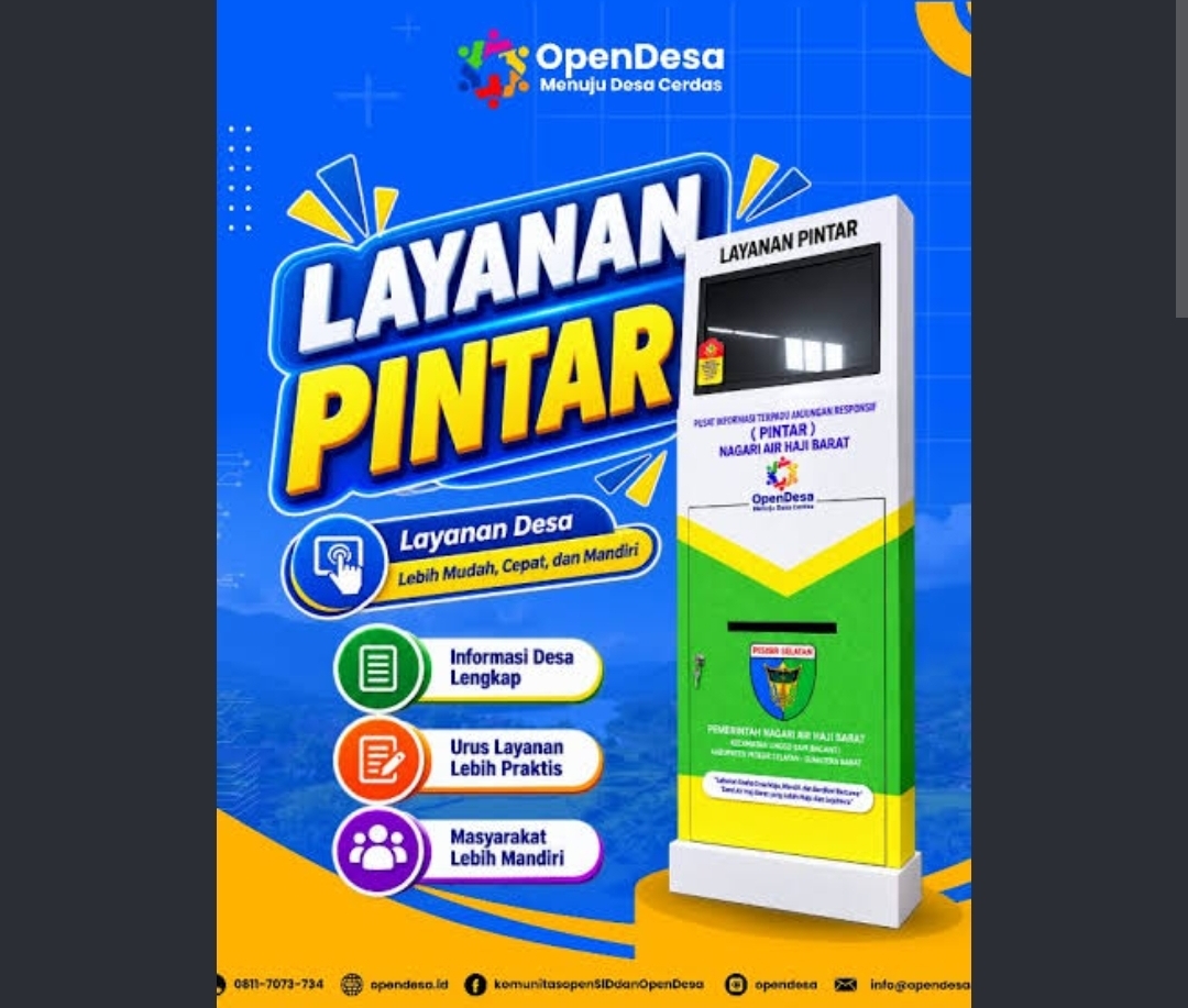 Tingkatkan Kualitas Pelayanan, Pemdes Belo Hadirkan Anjungan Portable OpenSID