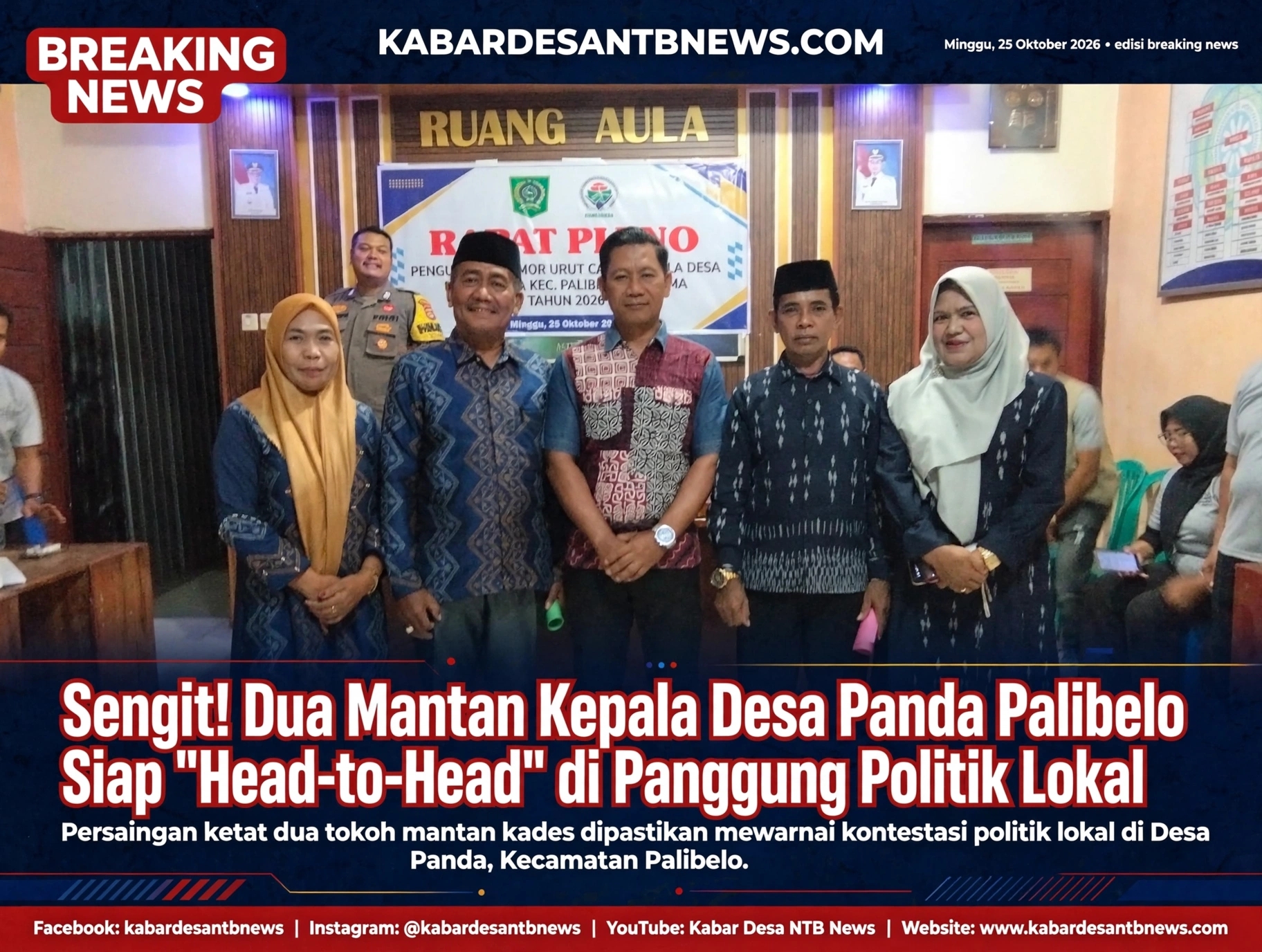 Sengit! Dua Mantan Kepala Desa Panda Palibelo Siap “Head-to-Head” di Panggung Politik Lokal.