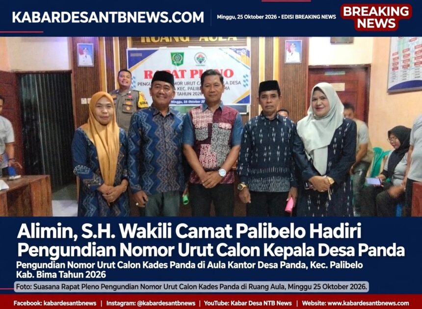 Alimin, S.H. Wakili Camat Palibelo Hadiri Pengundian Nomor Urut Calon Kepala Desa Panda