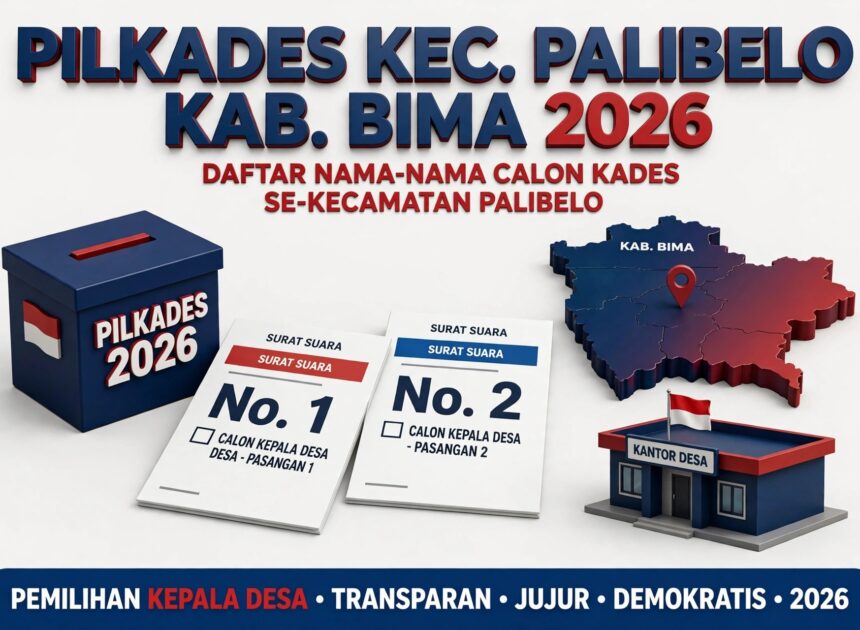 Ini Daftar Resmi Nama dan Nomor Urut Calon Kepala Desa Se-Kecamatan Palibelo Pilkades Serentak 2026